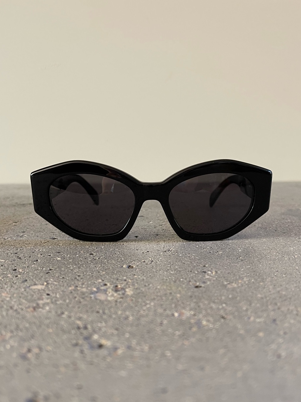 CELINE Triomphe Black Cat Eye Sunglasses